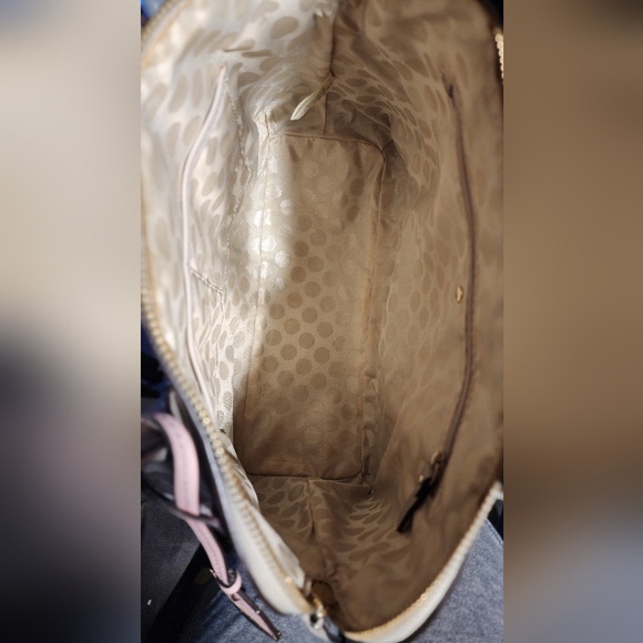 COPY - AUTHENTIC KATE SPADE GRAY AND PINK SHOULDER BAG NUC - Picture 5 of 11